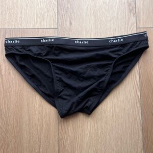 Charlies Black Bikini Briefs